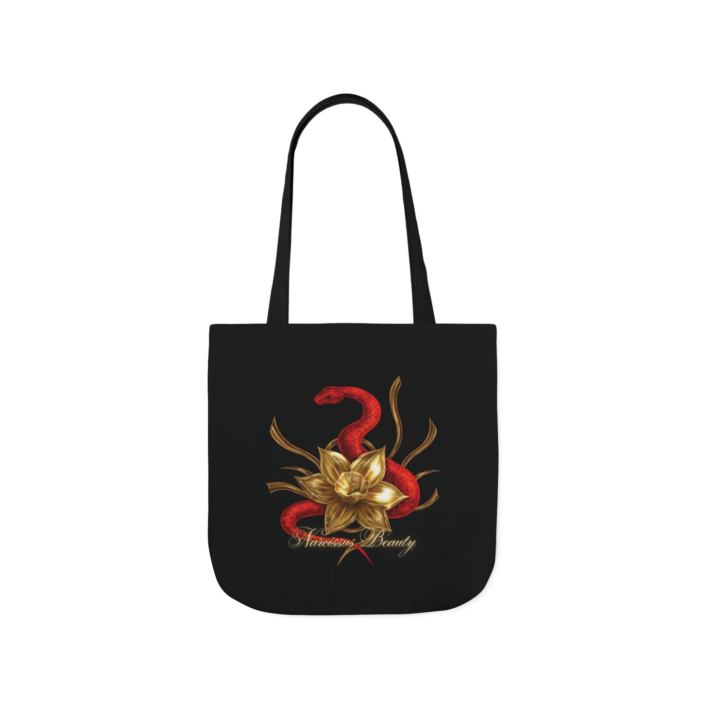 "Snake in the Garden" Canvas Tote Bag