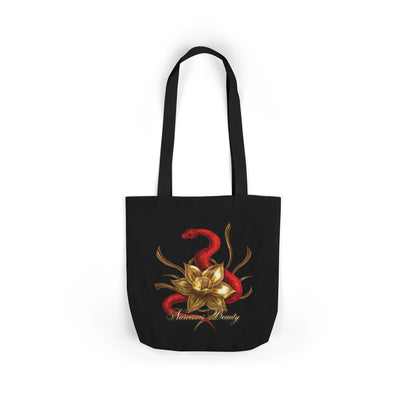 "Snake in the Garden" Canvas Tote Bag