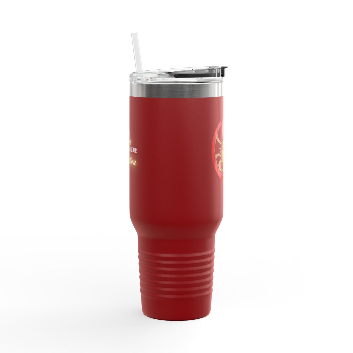 "Orobouros" Logo 40oz Travel Mug