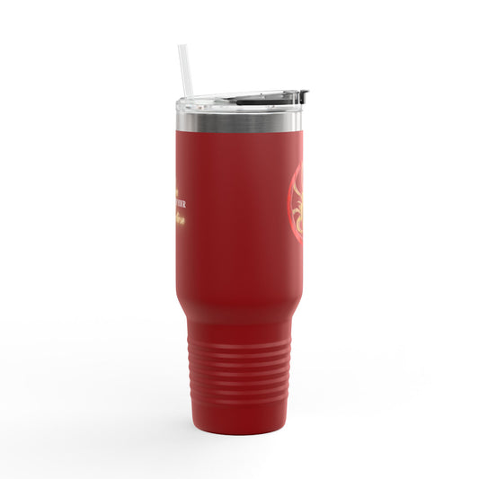 "Orobouros" Logo 40oz Travel Mug