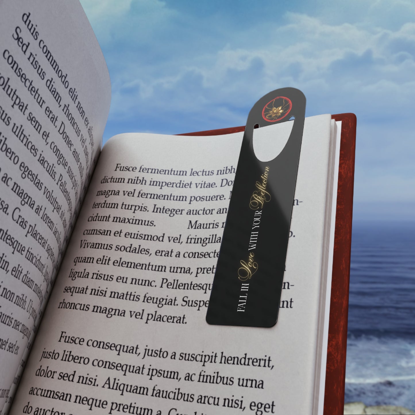 "Ouroboros" Metal Bookmark