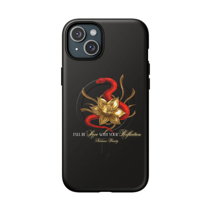 "Snake in the Garden" Tough Phone Case (Black)