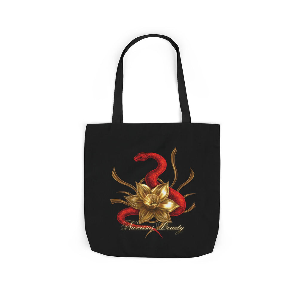 "Snake in the Garden" Canvas Tote Bag