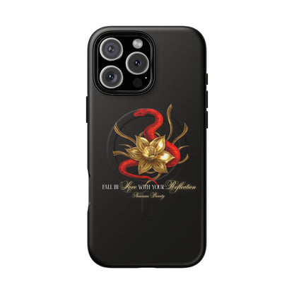 "Snake in the Garden" Tough Phone Case (Black)
