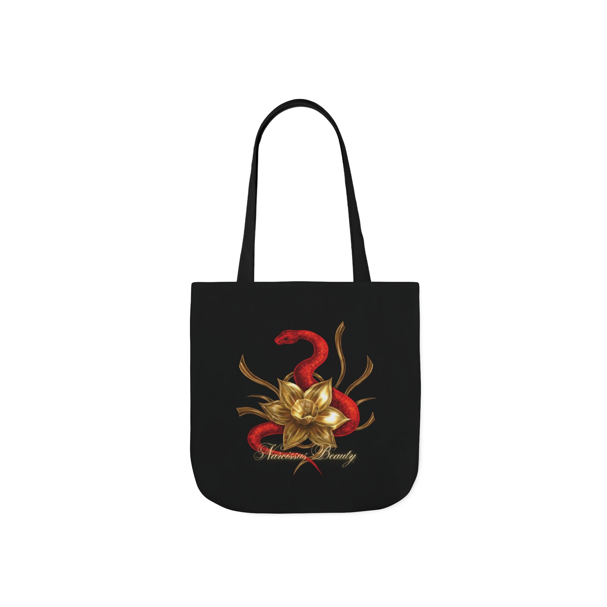 "Snake in the Garden" Canvas Tote Bag
