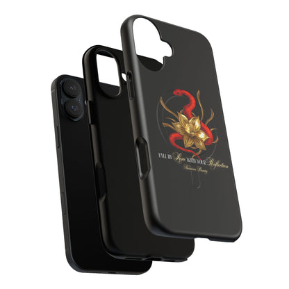 "Snake in the Garden" Tough Phone Case (Black)