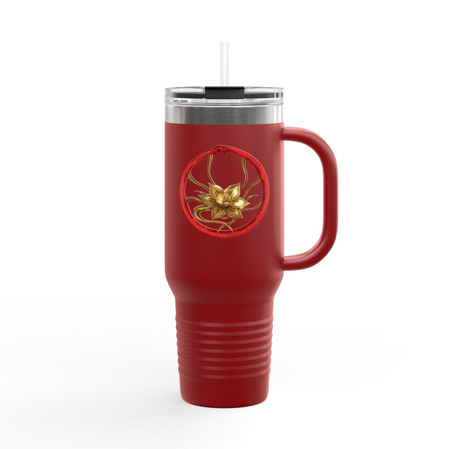 "Orobouros" Logo 40oz Travel Mug