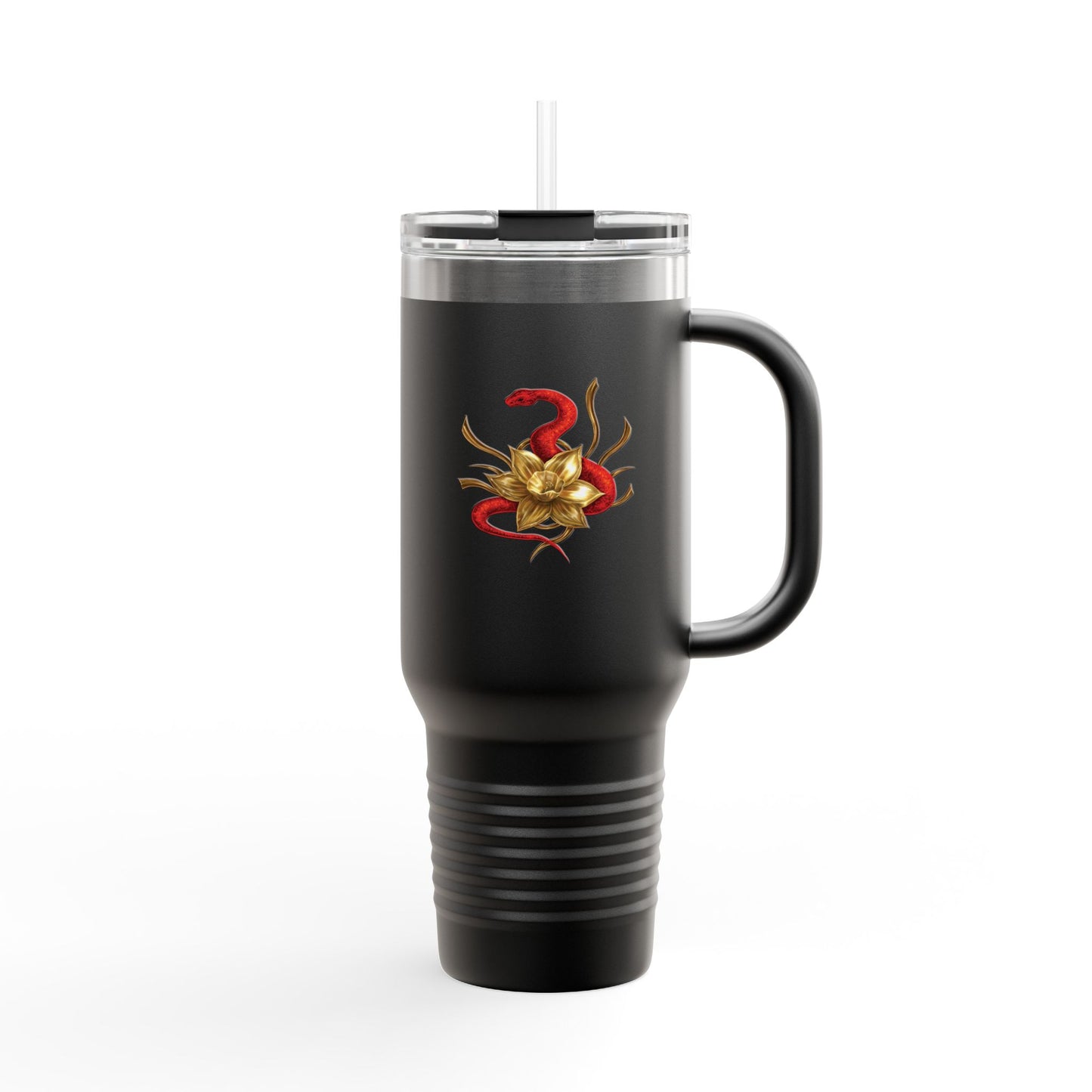 "Snake in the Garden" Logo 40oz Travel Mug