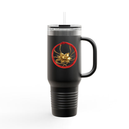 "Orobouros" Logo 40oz Travel Mug