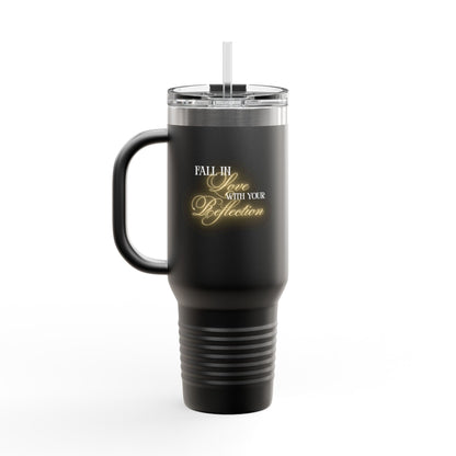 "Orobouros" Logo 40oz Travel Mug