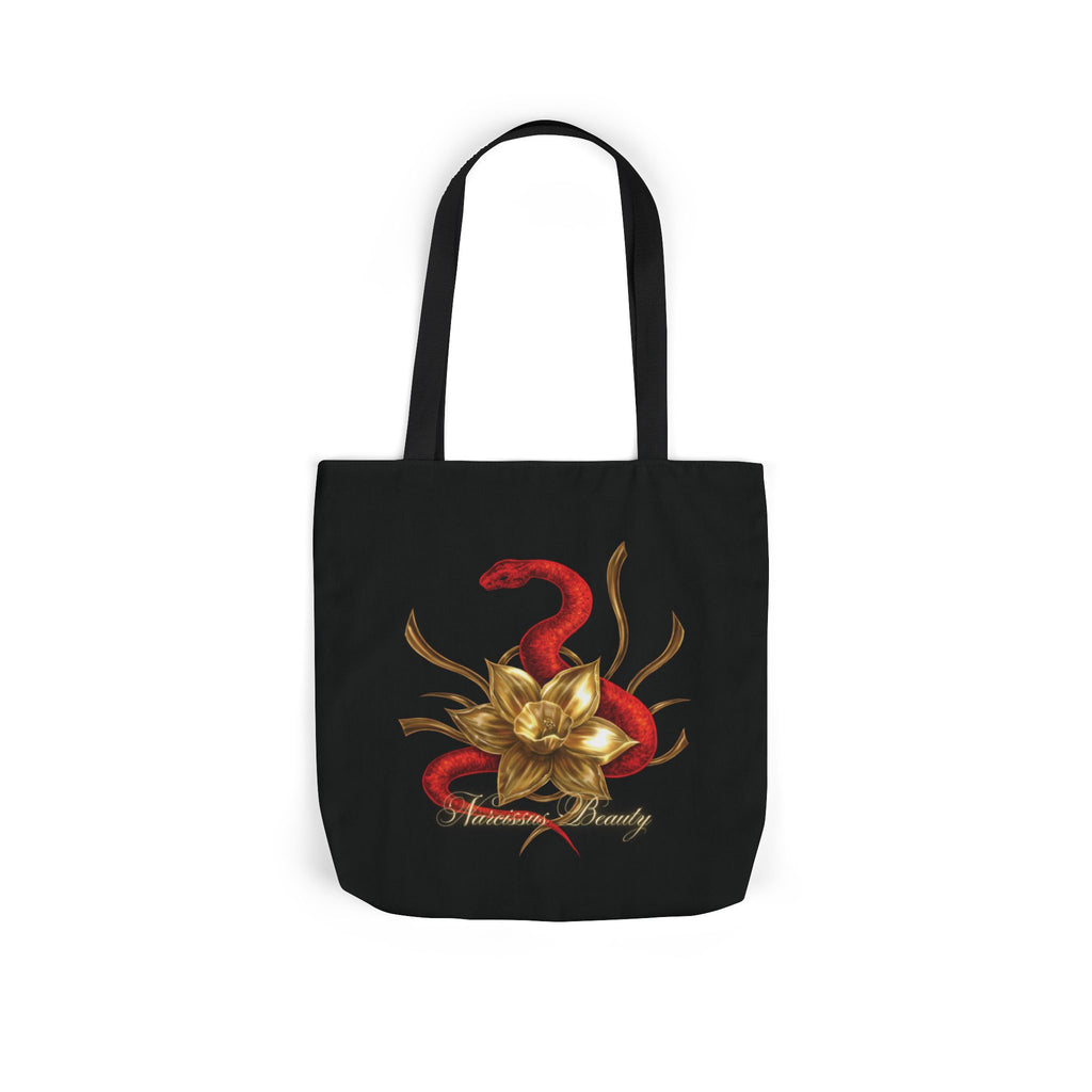 "Snake in the Garden" Canvas Tote Bag