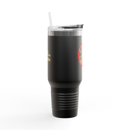 "Orobouros" Logo 40oz Travel Mug