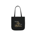 "Snake in the Garden" Canvas Tote Bag