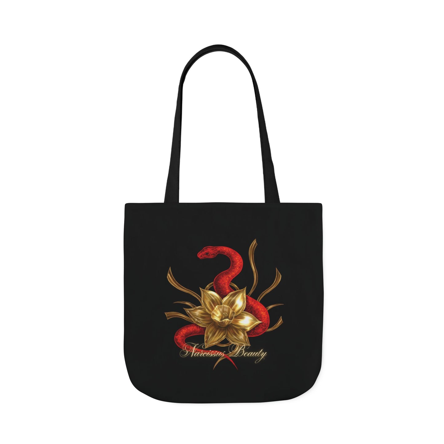 "Snake in the Garden" Canvas Tote Bag