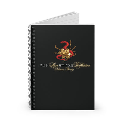"Snake in the Garden" Spiral Wide-Ruled Notebook