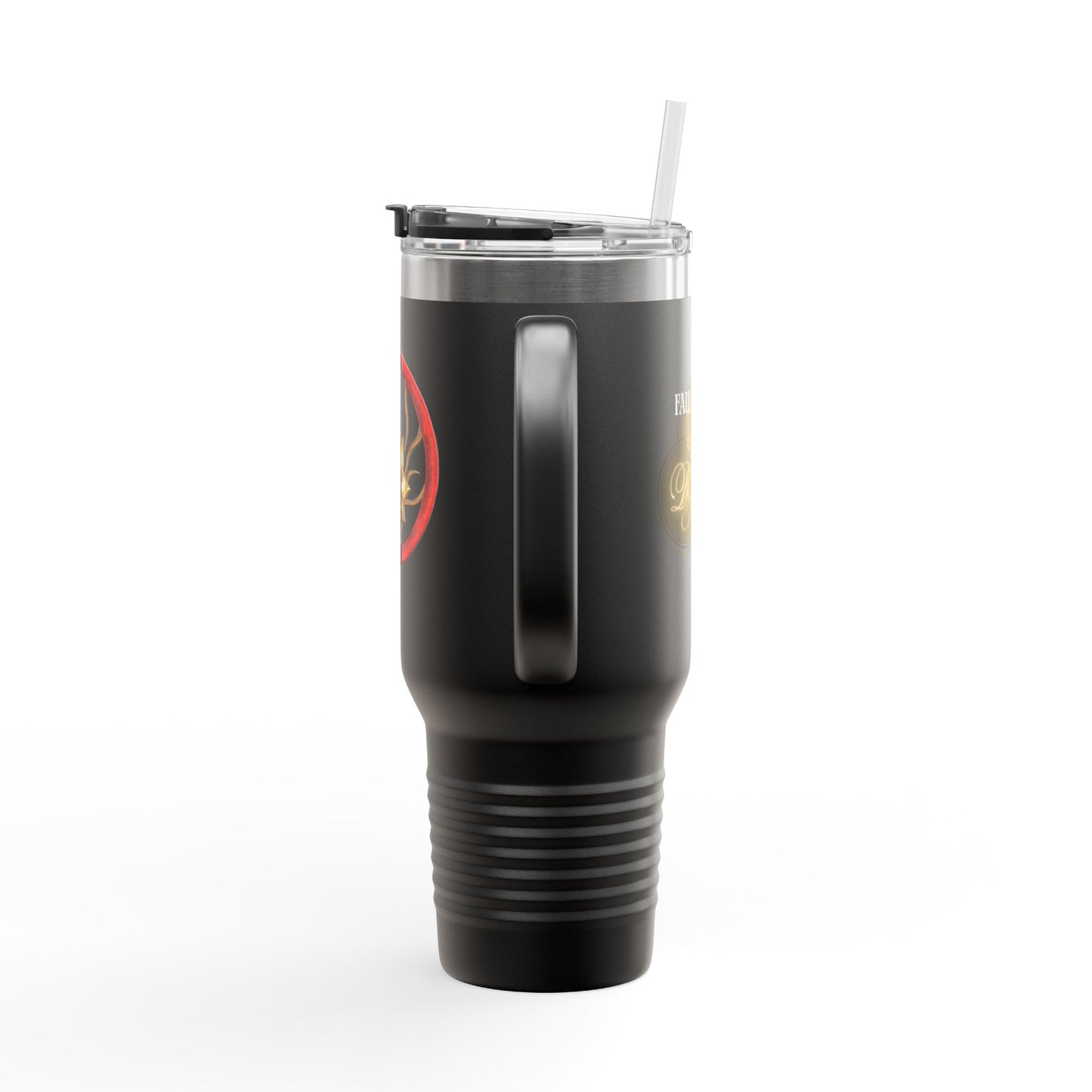 "Orobouros" Logo 40oz Travel Mug