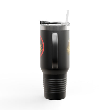 "Orobouros" Logo 40oz Travel Mug